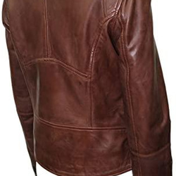 羊革ワックスジャケット女性 Sheep Leather Waxed Jacket 3枚目の画像