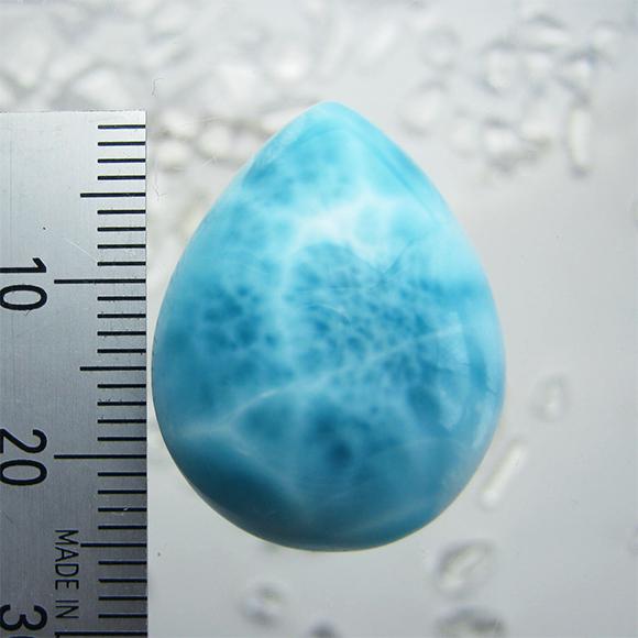 ラリマールース　【送料込】　LMR223　ドミニカ共和国の石研磨職人の旦那から送ってもらってます　larimar　直輸入