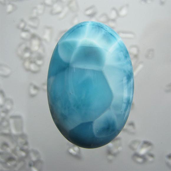 ラリマールース　【送料込】　LMR224　ドミニカ共和国の石研磨職人の旦那から送ってもらってます　larimar　直輸入