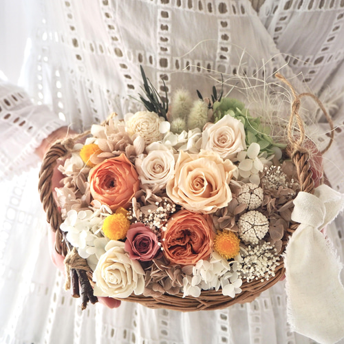 プリザーブドフラワー・ドライフラワーのウォールデコ