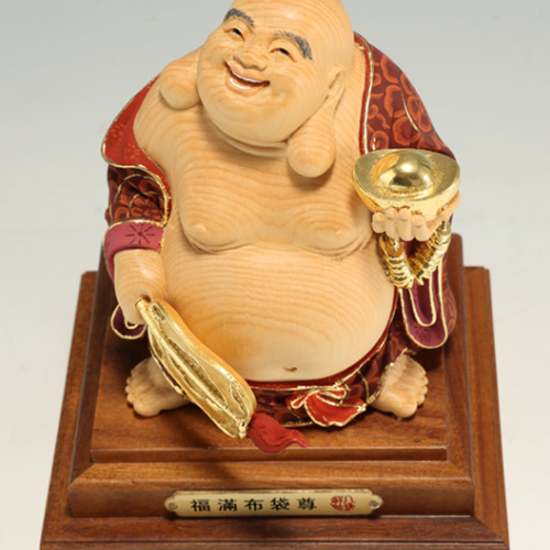 特上彫 大迫力 福満布袋尊 布袋様 七福神 彩金 彩繪 木彫仏像 特上彫 大迫力 福満布袋尊 布袋様 七福神 彩金 彩繪 木彫仏像