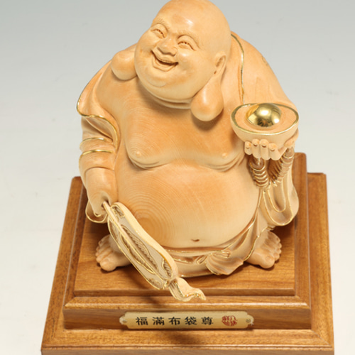 特上彫 大迫力 福満布袋尊 切金 布袋様 七福神 木彫仏像 仏教 特上彫 大迫力 福満布袋尊 切金 布袋様 七福神 木彫仏像 仏教
