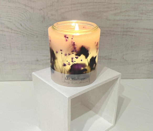 Botanical flower candle LEDティーライトキャンドル付き 全品送料無料 6枚目の画像