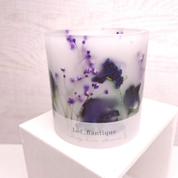 Botanical flower candle LEDティーライトキャンドル付き 全品送料無料 2枚目の画像