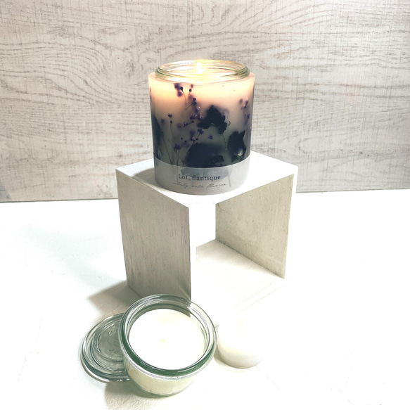 Botanical flower candle LEDティーライトキャンドル付き 全品送料無料 3枚目の画像
