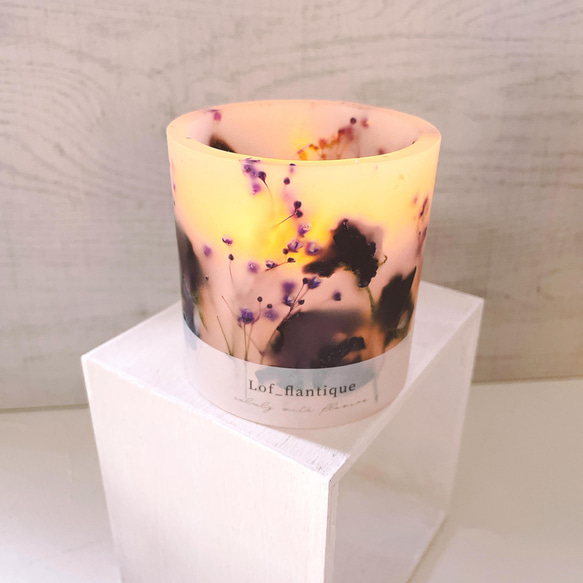 Botanical flower candle LEDティーライトキャンドル付き 全品送料無料 5枚目の画像