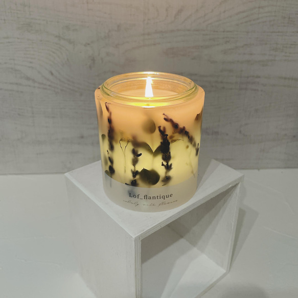 Botanical flower candle LEDティーライトキャンドル付き 全品送料無料 6枚目の画像