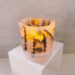 Botanical flower candle LEDティーライトキャンドル付き 全品送料無料 5枚目の画像