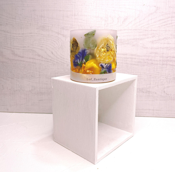 Botanical flower candle(ローズ) LEDティーライトキャンドル付き 全品送料無料 2枚目の画像