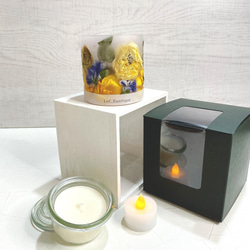 Botanical flower candle(ローズ) LEDティーライトキャンドル付き 全品送料無料 7枚目の画像