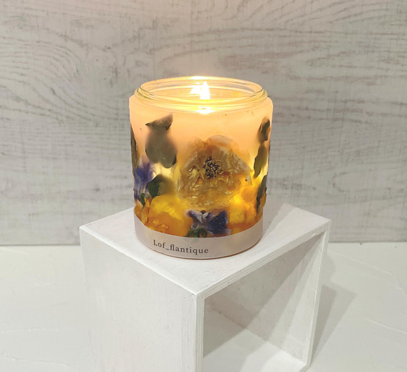 Botanical flower candle(ローズ) LEDティーライトキャンドル付き 全品送料無料 6枚目の画像