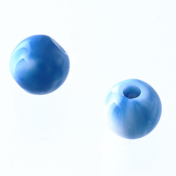 ファイニエ　ビーズ　6mm　丸　1000個　青　ブルー　混色　フェイクストーン　手芸　アクセサリー　BD2974 3枚目の画像