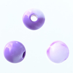 ファイニエ　ビーズ　6mm　丸　1000個　紫　パープル　混色　フェイクストーン　手芸　アクセサリー　BD2983 2枚目の画像