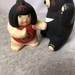 金太郎と熊の相撲 2枚目の画像