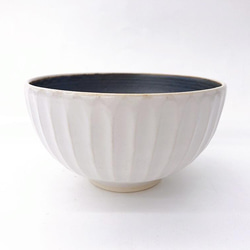 【清水焼】モノクロ飯碗（白黒ペア） 10枚目の画像