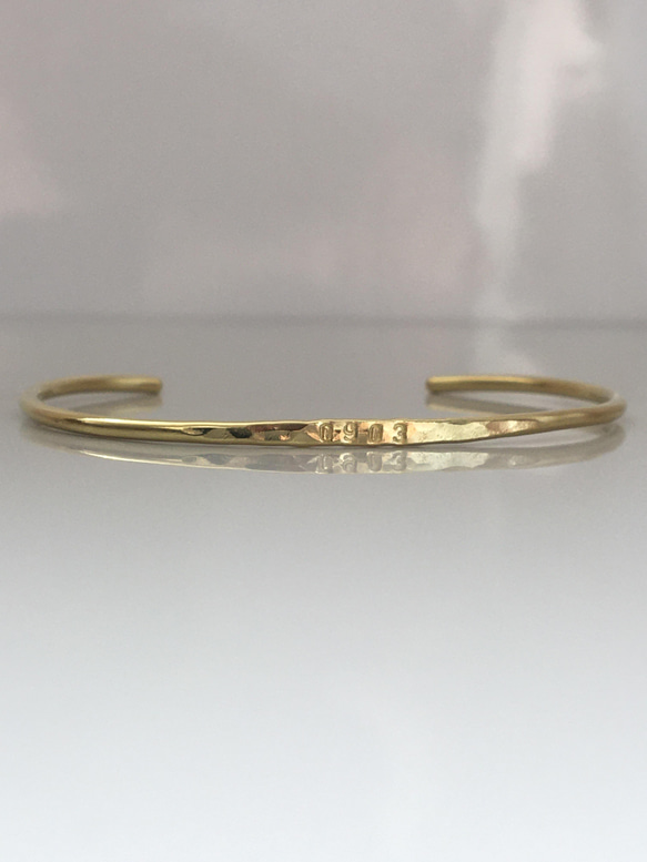 ☆刻印無料☆ 刻印 真鍮 バングル ペア バングル・リストバンド xilent