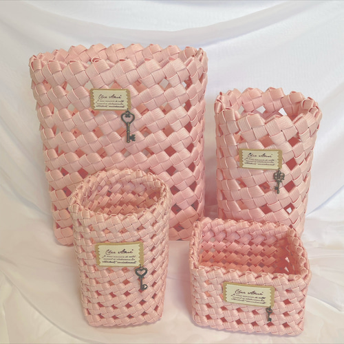 No.39 クラフトバンド トイレットペーパーケース 壁面4個用 トイレット