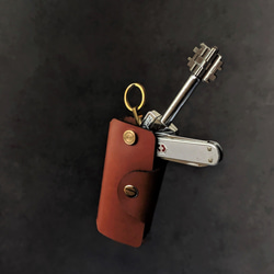UNIC單扣迷你鑰匙包 / 極簡鑰匙保護套 / 車鑰匙包【可客製化】 第5張的照片