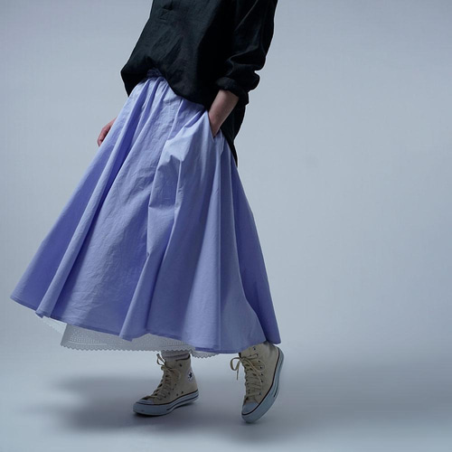 お試し品】ふわっと広がるサーキュラースカート #training コットン