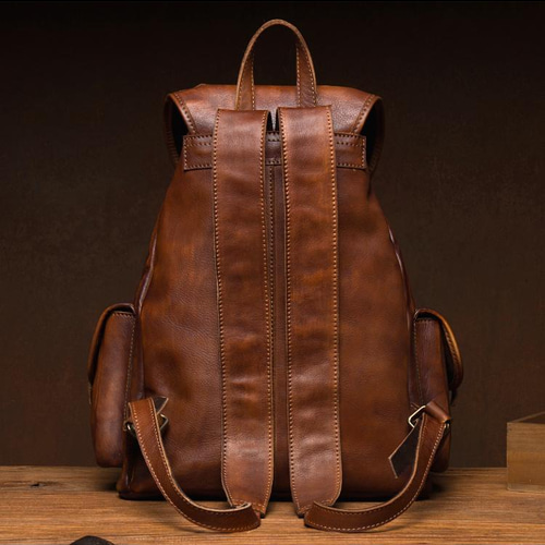 新品 本革 メンズ リュックサック バッグ バックパック バック 茶色 ブラウン 楽天市場】本革（カラーブラウン）（バックパック・リュック