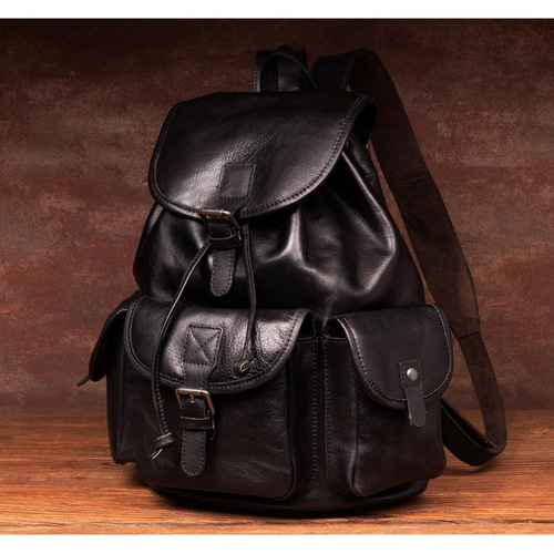 本革バックパック 植物タンニン鞣し牛革大容量リュック リュック