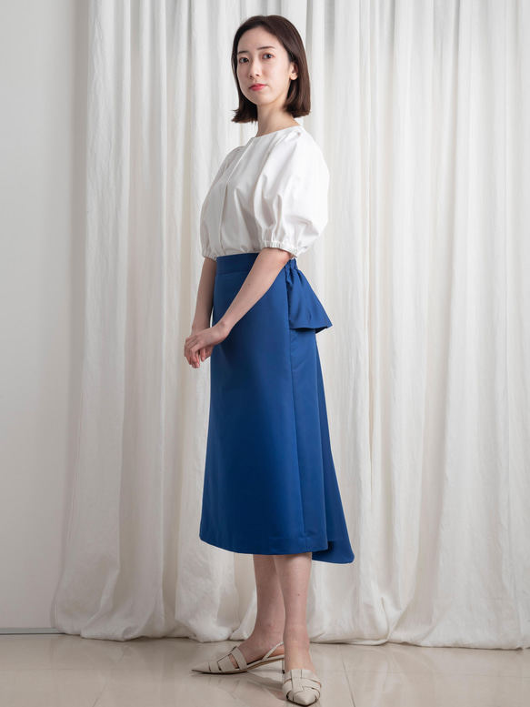【〜10月15日迄出品終了】OZZ ANGELO バッスルテールラインスカート 10月15日迄出品終了】OZZ ANGELO バッスルテールラインスカート