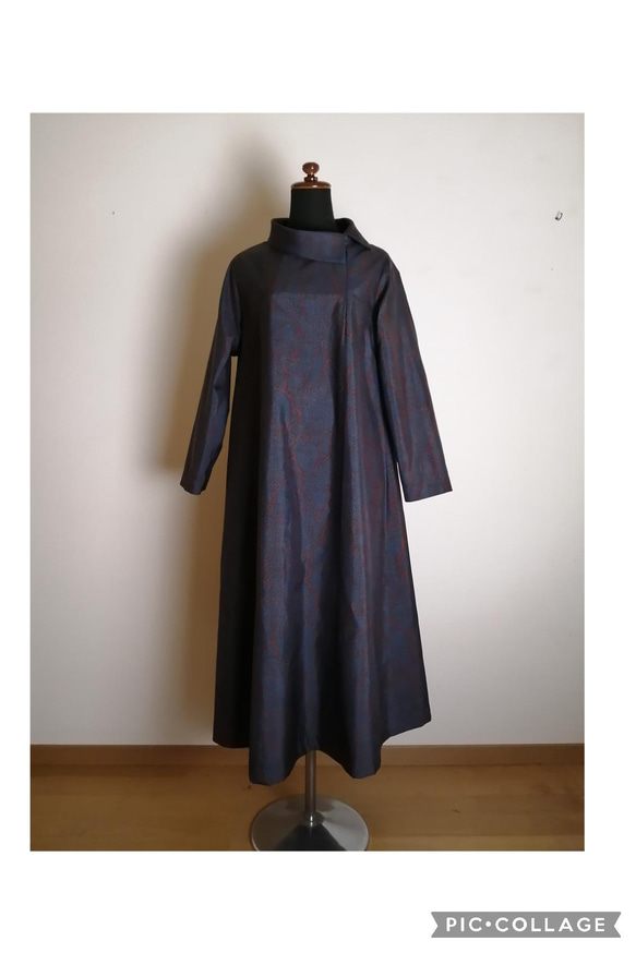 着物リメイク　ワンピース　ハンドメイド 