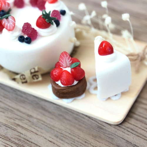 ミニチュアスイーツ いちごずくしセット その他置物 little pear 通販