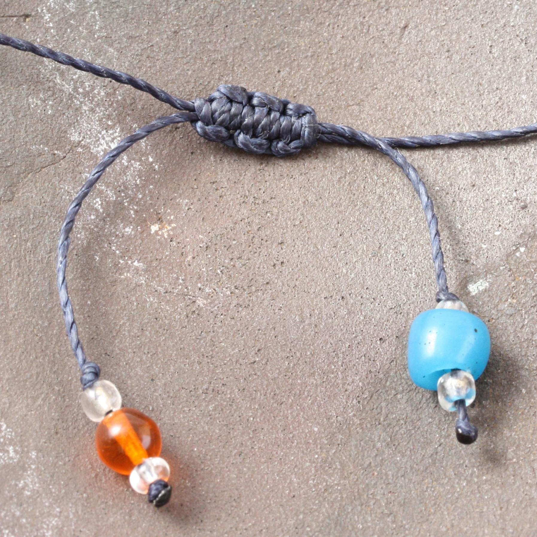 とんぼ玉 アンティーク ヴェネチアンビーズ ミルフィオリ オーバルミルフィオリ ネックレス