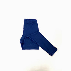 方便攜帶又柔軟❤靈活❤彈性腰部彈性緊身褲：穿著舒適褲店推薦（一碼適合所有人）海軍藍 第4張的照片