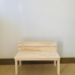 木製ベンチ《シンプルなベンチ》ガーデニング　ペット撮影　木製雑貨 7枚目の画像