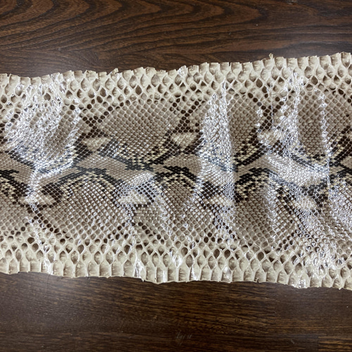 パイソン ヘビ革 ナチュラル×ツヤ 一枚革_P14 その他素材 レザー販売