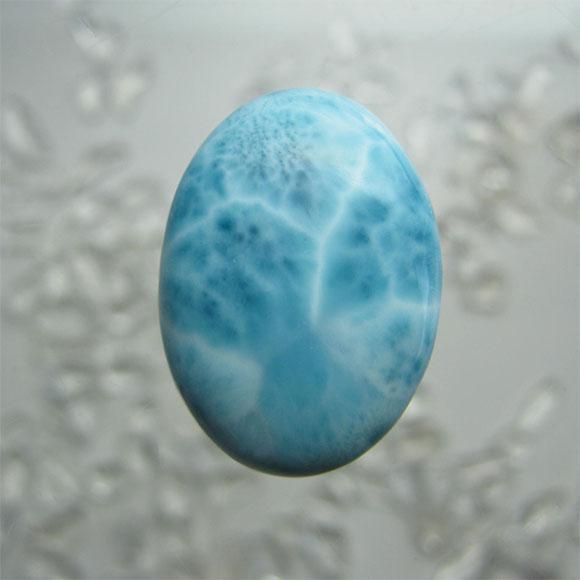 ラリマールース　【送料込】　LMR250　ドミニカ共和国の石研磨職人の旦那から送ってもらってます　larimar　直輸入 7,875円