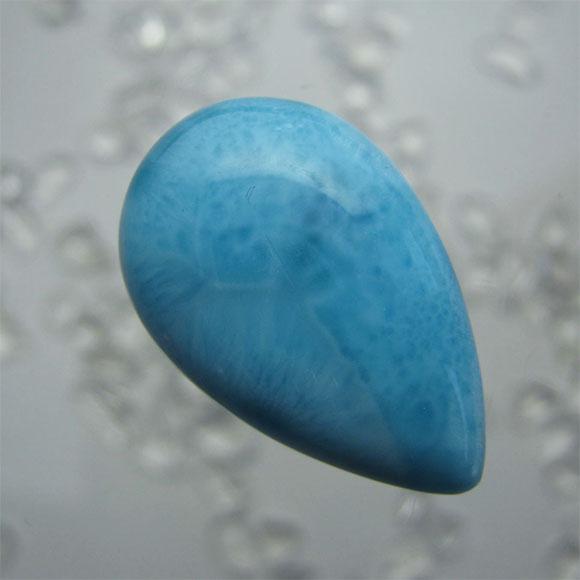 ラリマールース　【送料込】　LMR256　ドミニカ共和国の石研磨職人の旦那から送ってもらってます　larimar　直輸入 9,750円