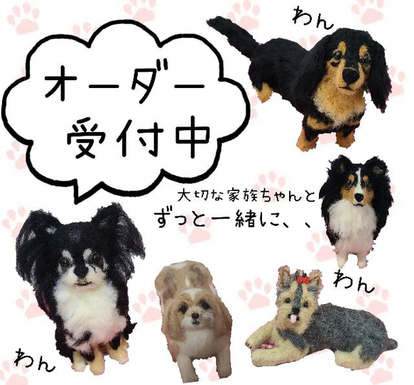 うちのこペット　犬　遺骨　ペット　羊毛フェルト　ぬいぐるみ　犬毛　犬　羊毛フェルト　犬　ハンドメイド　犬　メモリアル 1枚目の画像