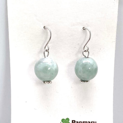 天然石/ピアス/イヤリング/ジェダイト/翡翠/5月誕生石/アレルギー対応  