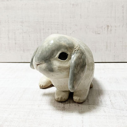 陶うさぎ人形-3 3枚目の画像