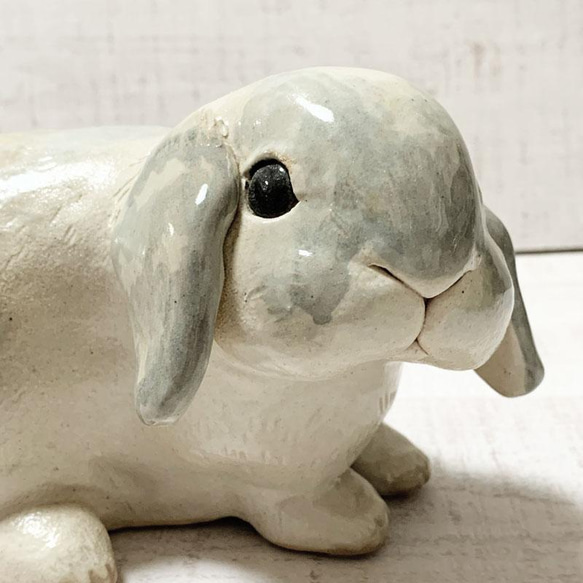 陶うさぎ人形-3 7枚目の画像