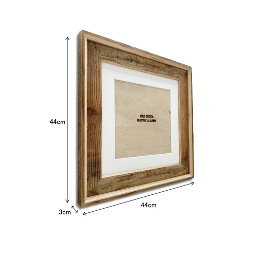 受注製作｜ウッドフレーム／レコード】パレット材の再利用｜古材