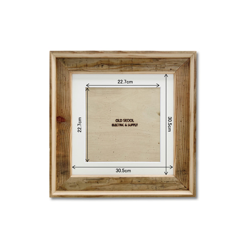 受注製作｜ウッドフレーム／レコード】パレット材の再利用｜古材