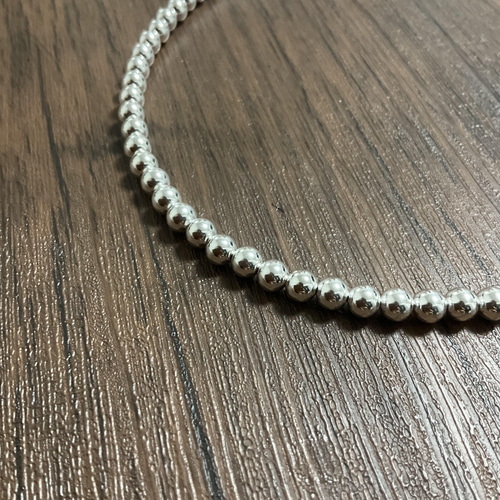 sv925製　ナバホパール　デザインネックレス　約48.5cm ナバホ パール ネックレス 8mm シルバー925 インディアンジュエリー