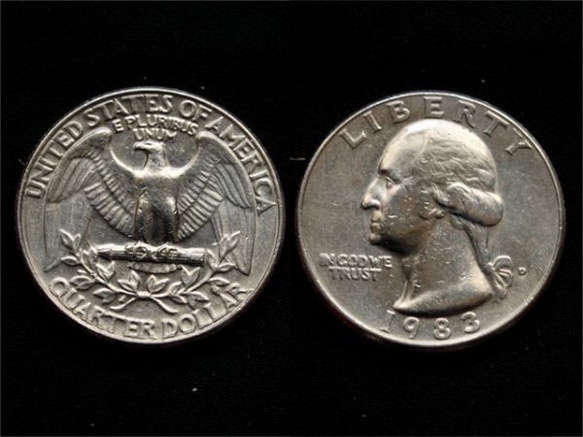 限定値下げ!!【オーダー】quarter dollar coin ring 25セント 3枚目の画像