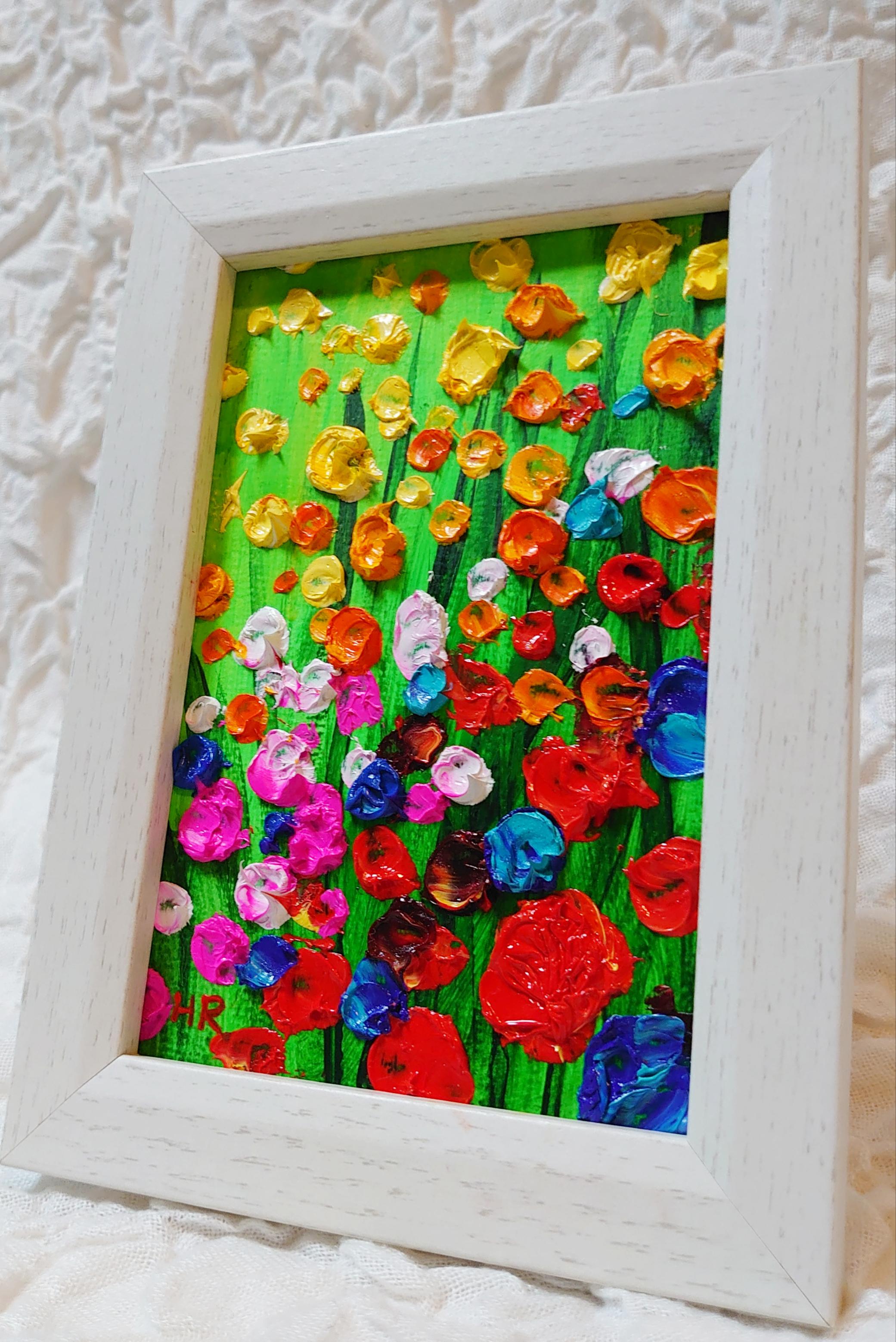 絵画油絵赤城自然園ミニ美