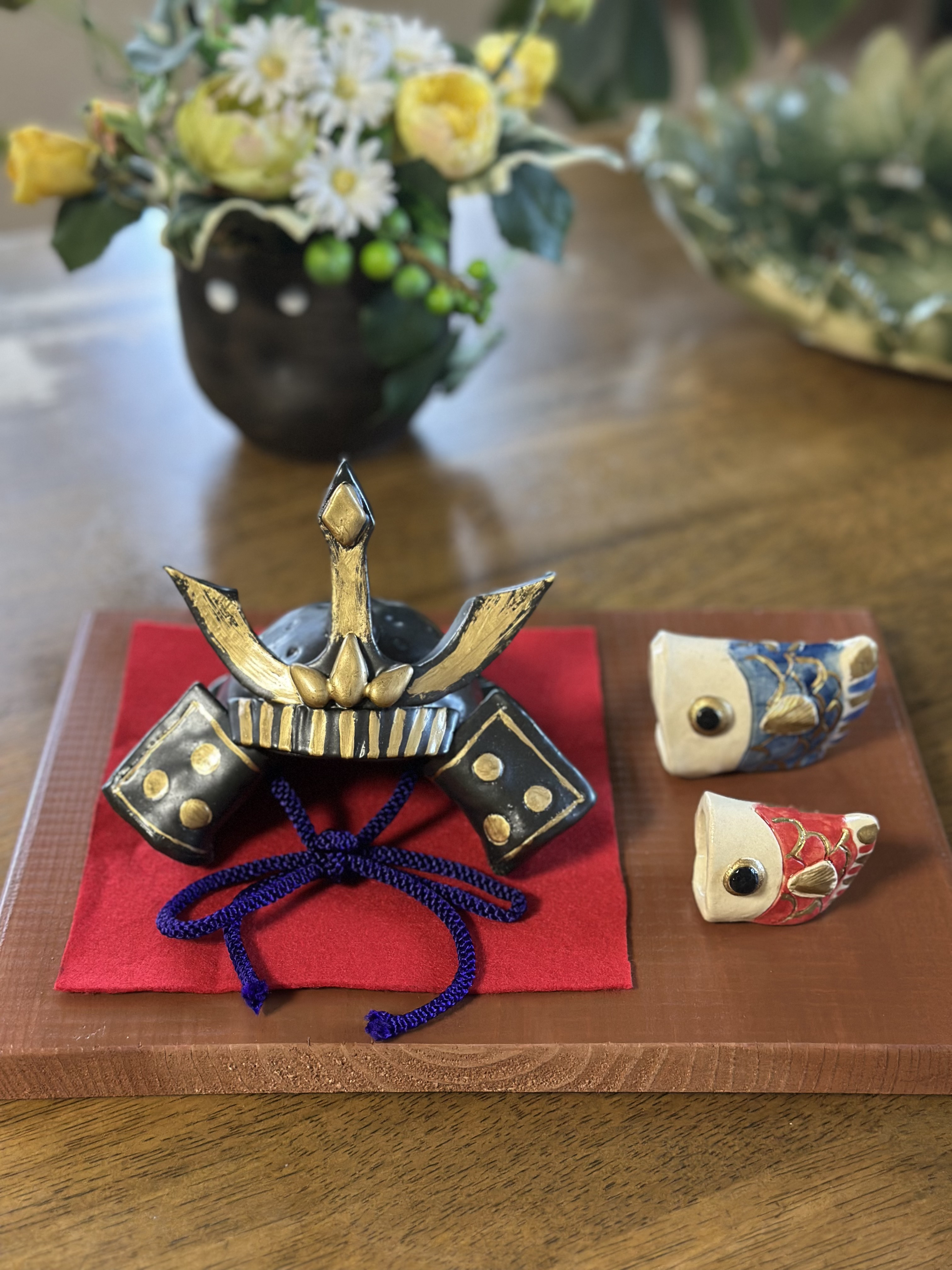 noco　陶器　兜　かぶと 焼物　節句　一点もの 作家　kabuto