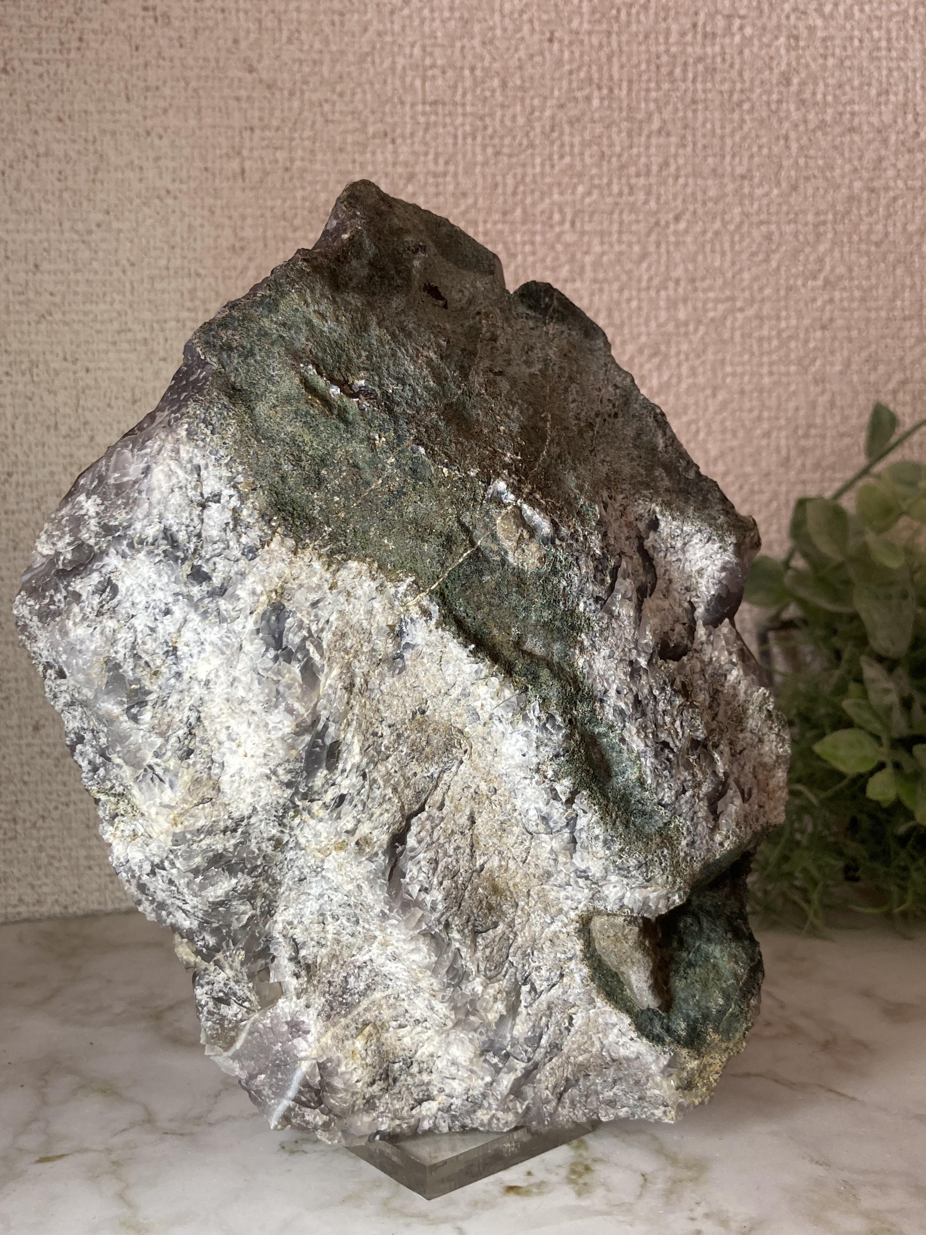 愛の守護石✨レインボー　ゲーサイト内包　アメジスト　クラスター