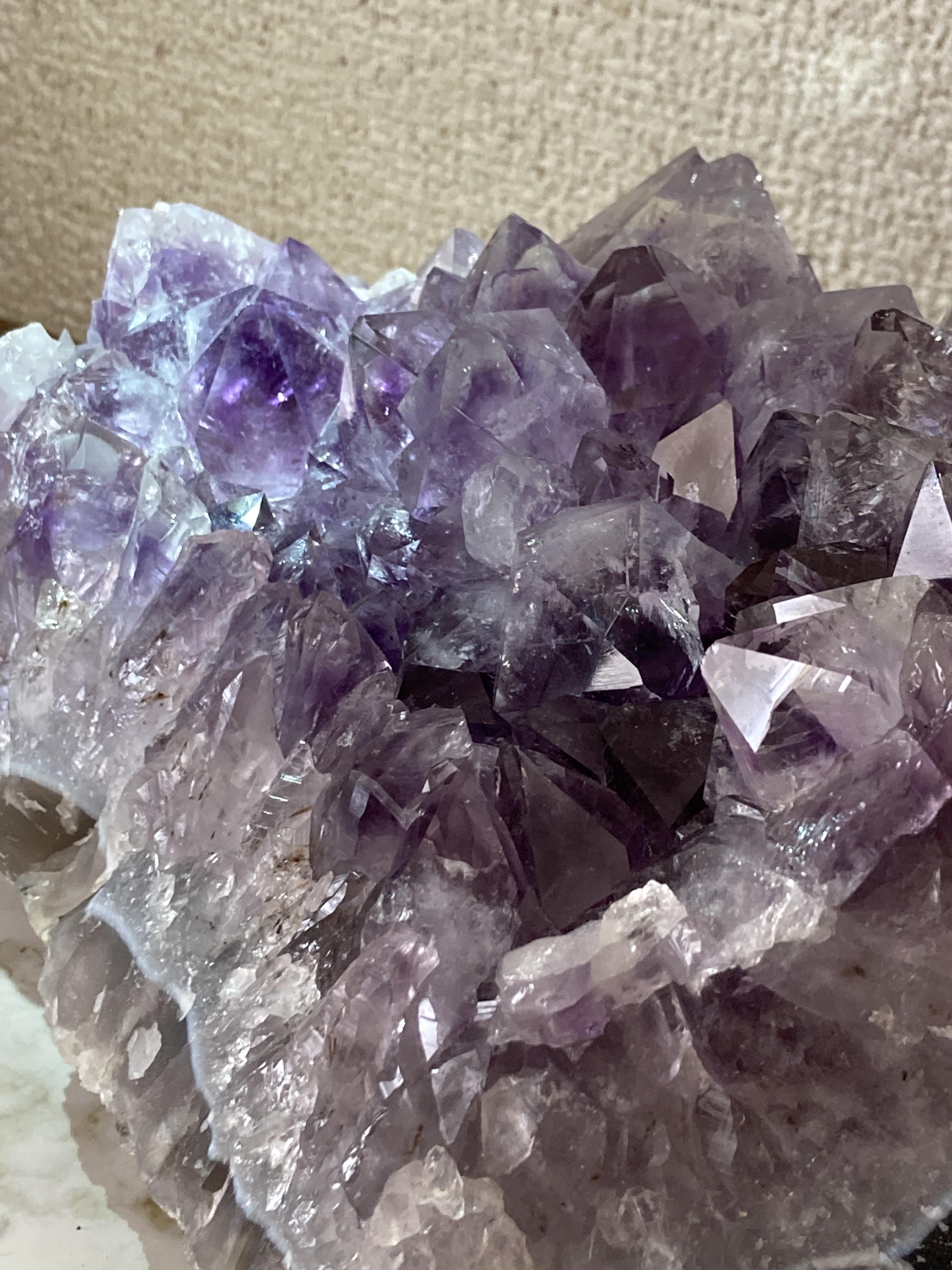 愛の守護石✨レインボー　ゲーサイト内包　アメジスト　クラスター