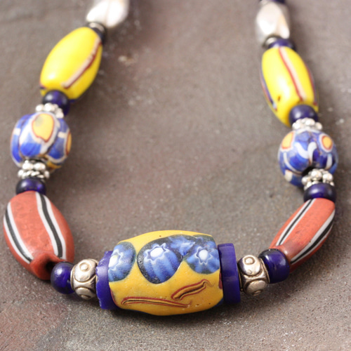 p*o様 アフリカとんぼ玉 ミルフィオリ 極致 10個 アフリカとんぼ玉