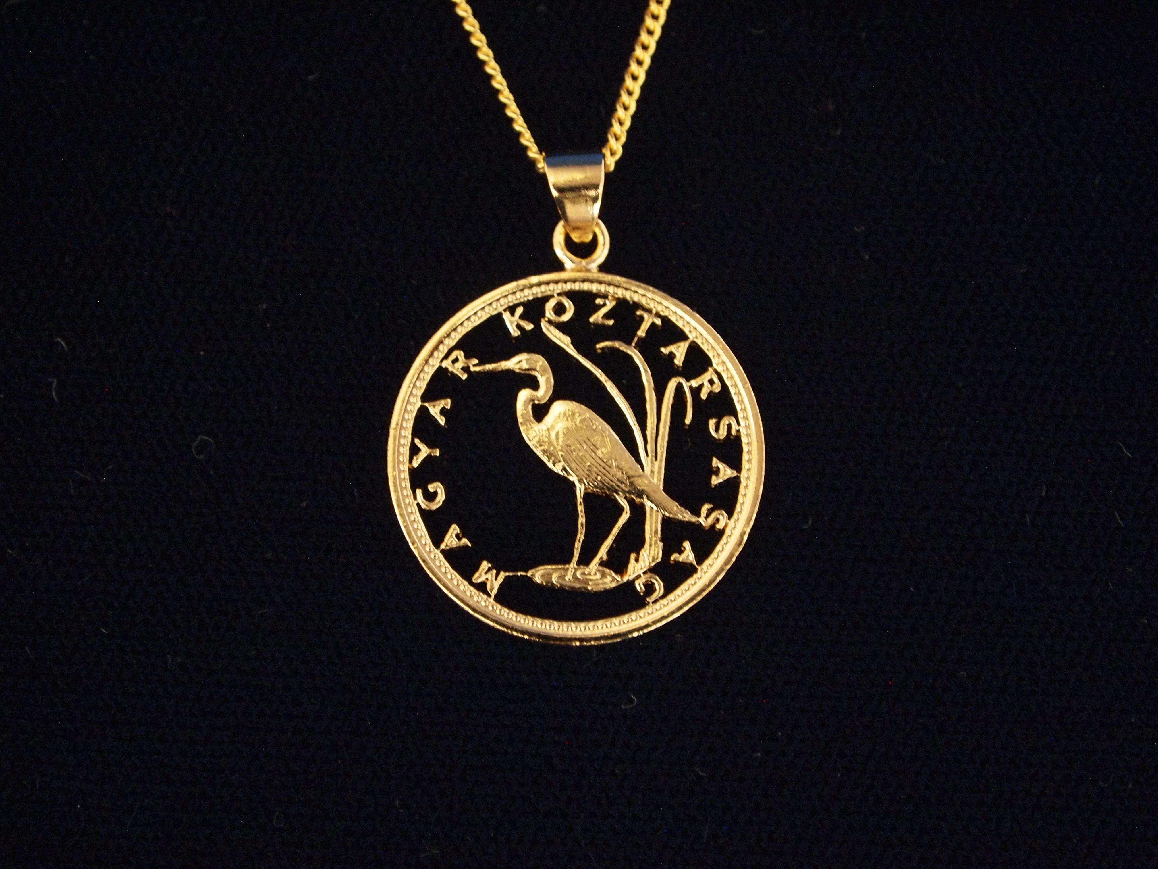 コインカットペンダント ハンガリー5フォリント