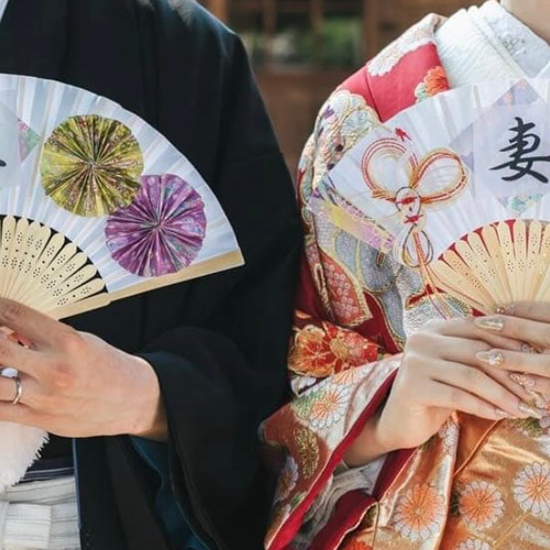 扇子プロップス キット 夫妻 前撮りアイテム その他オーダーメイド