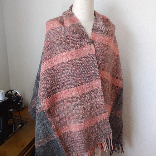 Watanabe Textile Wool Shrink ブランケットストール ライト